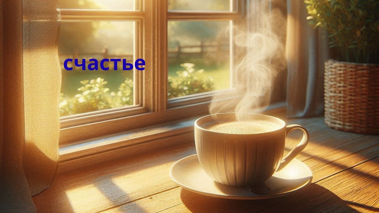 счастье как солнечный ковер для нас