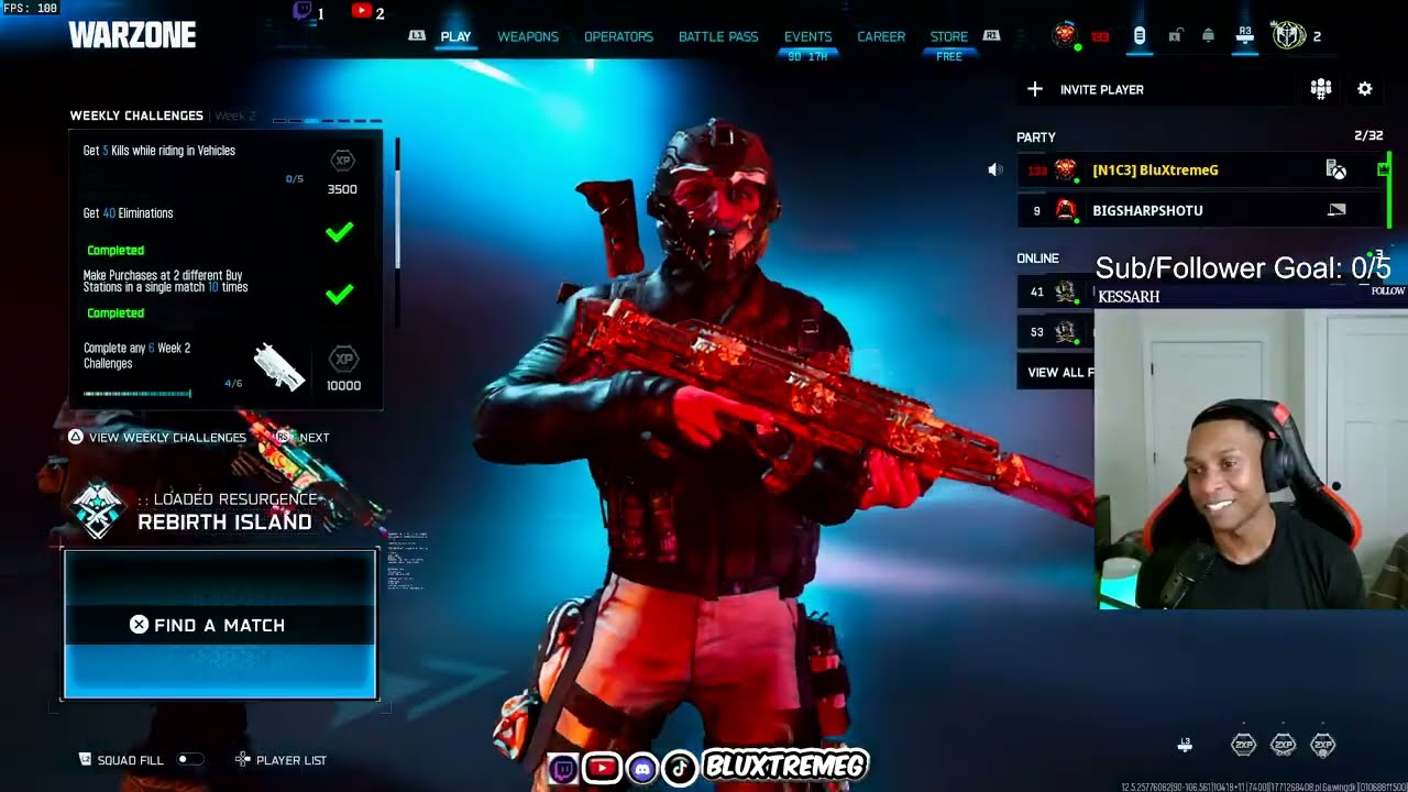 LIVE 🔴 Rebirth Island Winter Season 🥶Randoms, No Mics, Still Wiping 🤧