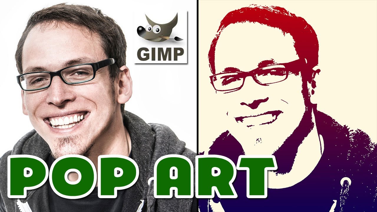 Как сделать портрет в стиле поп-арт в GIMP