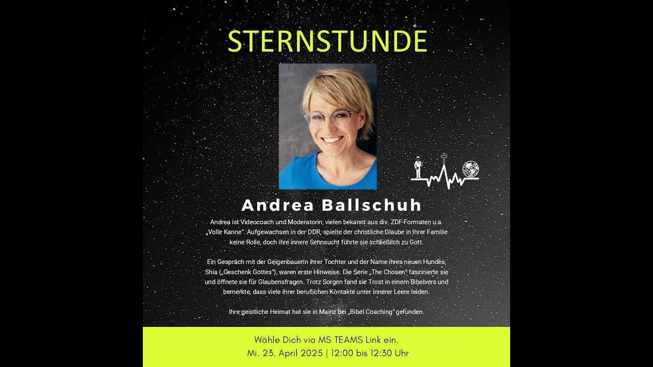 Sternstunde mit Andrea Ballschuh (23.04.2025)