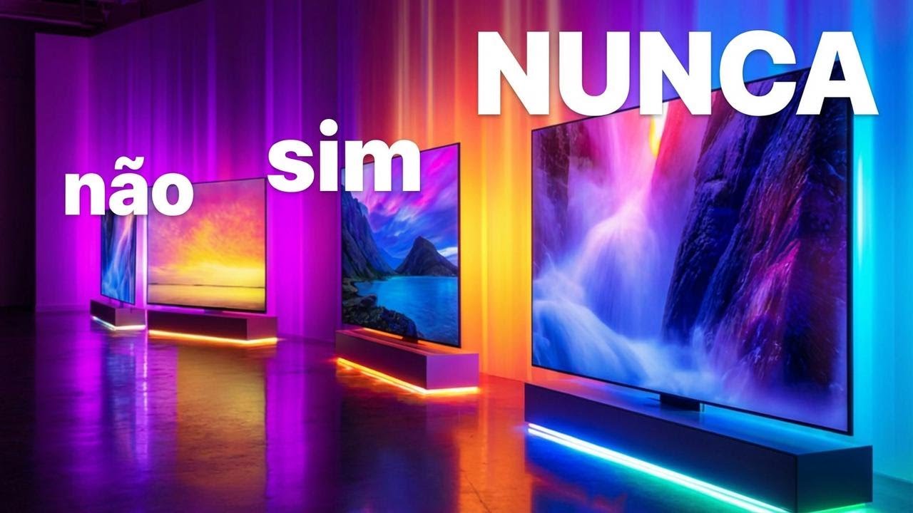 Não compre essa TV! OLED, QLED, MiniLED ou LED: qual escolher?
