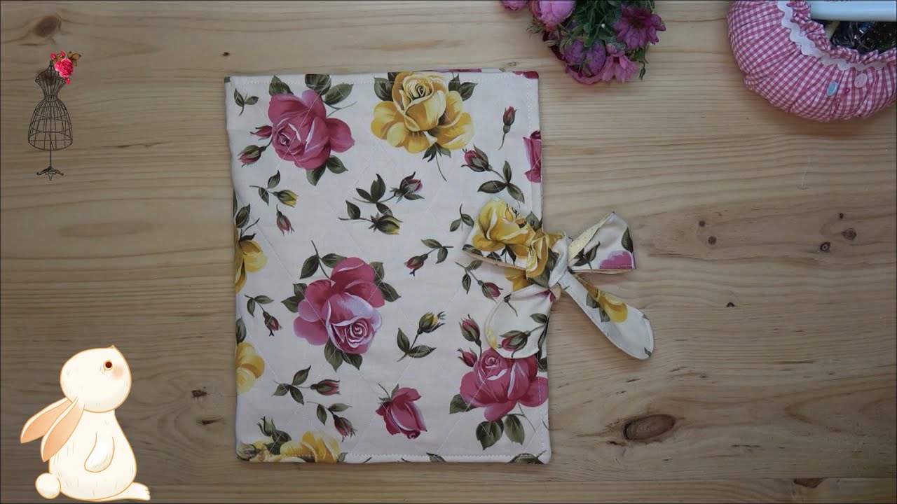 Bolsa Porta Proyectos/Documentos con Lazos #htm #bolsos #diycostura #diy