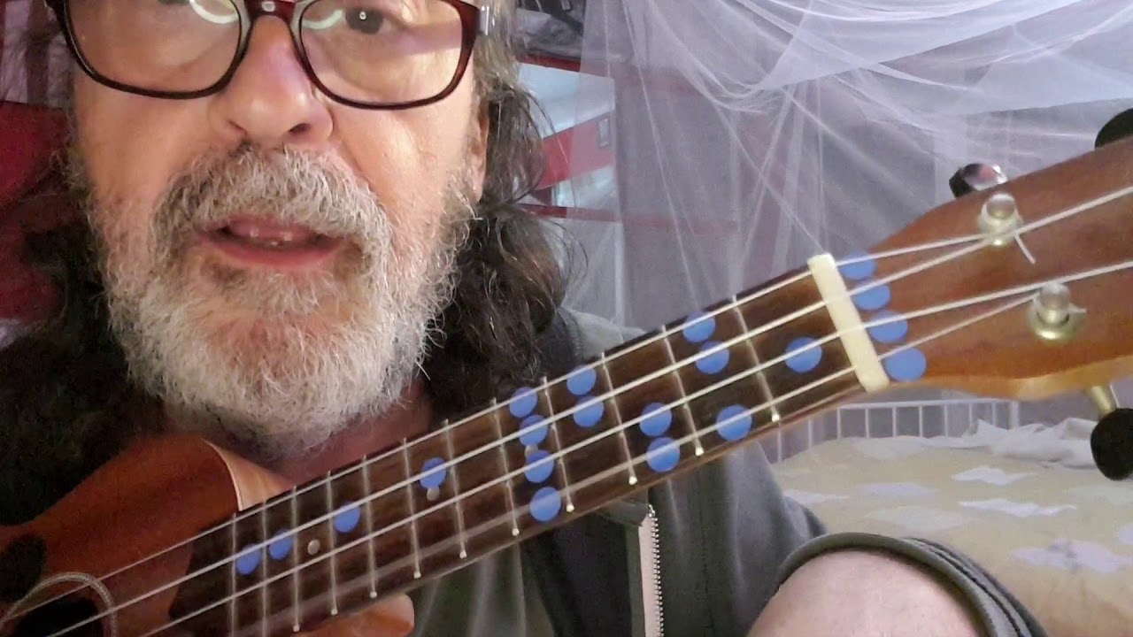 les accords et notes de la gamme de Do, au Ukulélé...