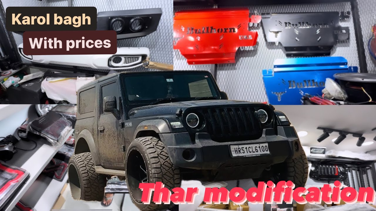 Mahindra Thar modification | Karol Bagh | with pricing