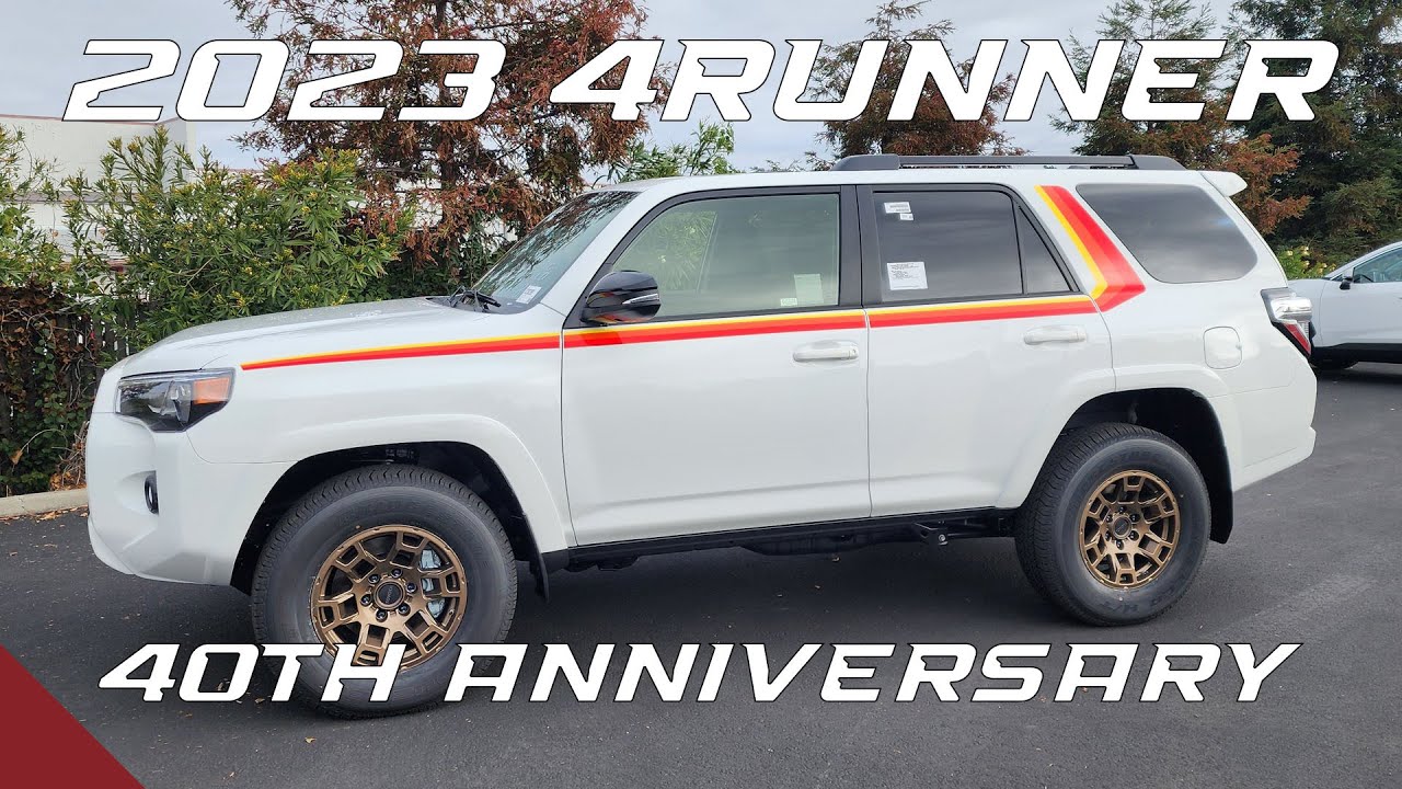 2023 Toyota 4Runner 40th Anniversary Edition Overview