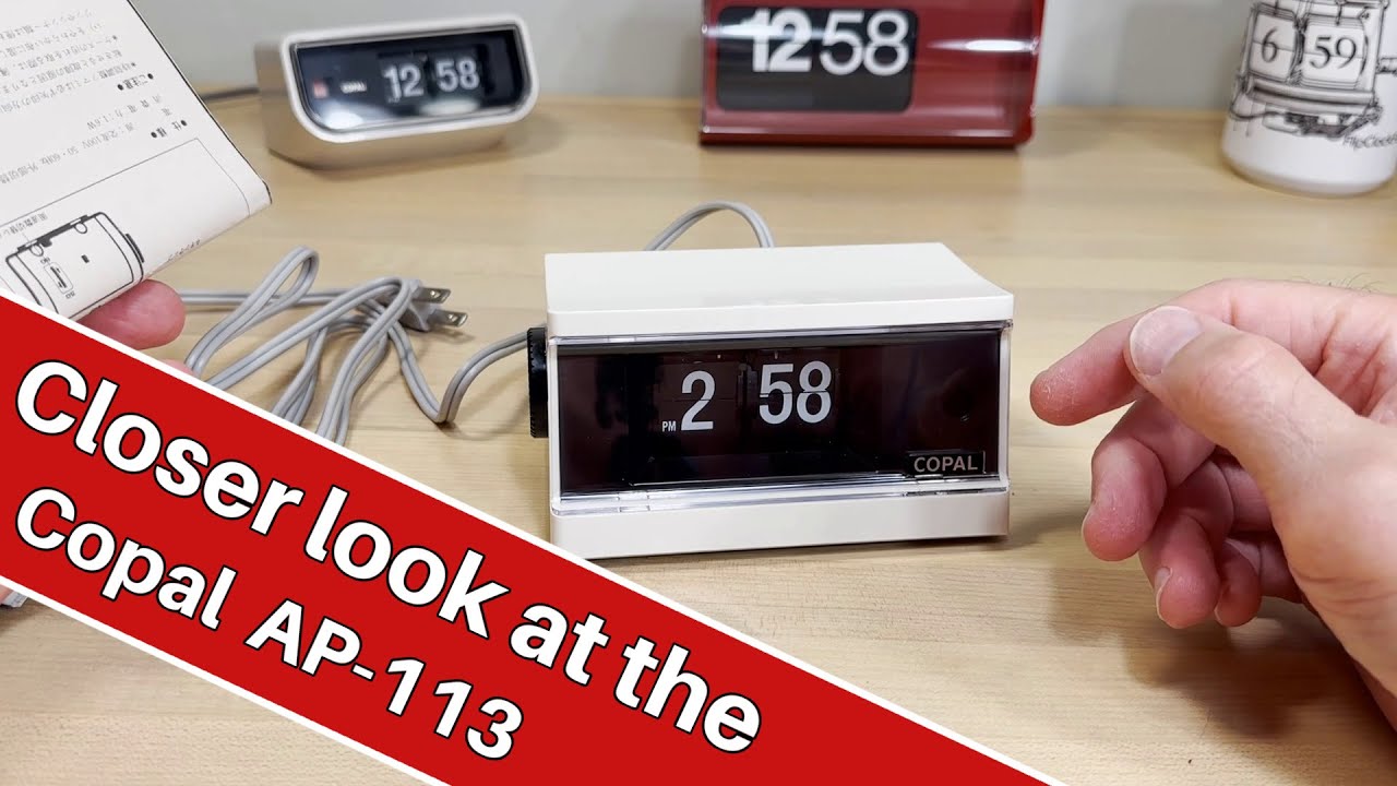 The Copal Model AP-113 Flip Clock - Disassembly and Internal Workings.