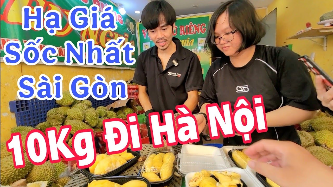 Sầu Riêng Hạ Giá Rẻ Sập Sàn Khách Tranh Thủ Chốt Đơn Dũng Khui 10Kg Cơm Ri 6 Gởi Hà Nội.