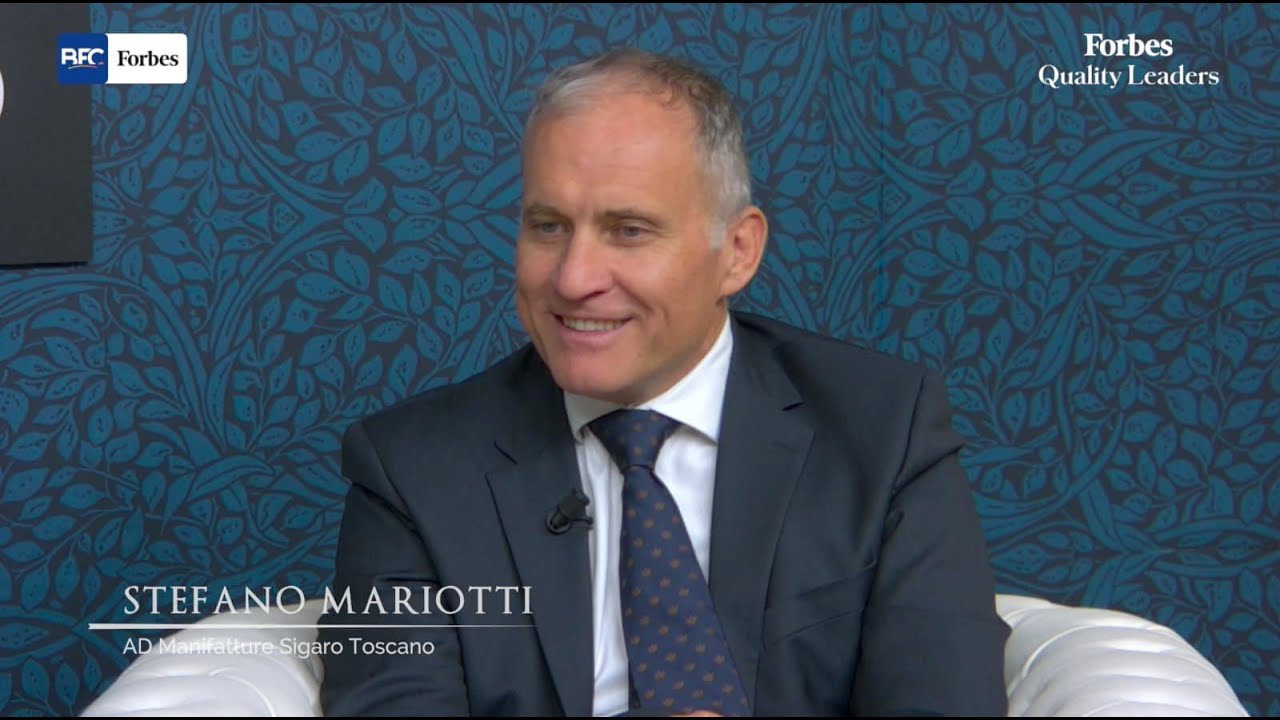 Forbes Quality Leaders: Stefano Mariotti Amministratore delegato di Manifatture Sigaro Toscano