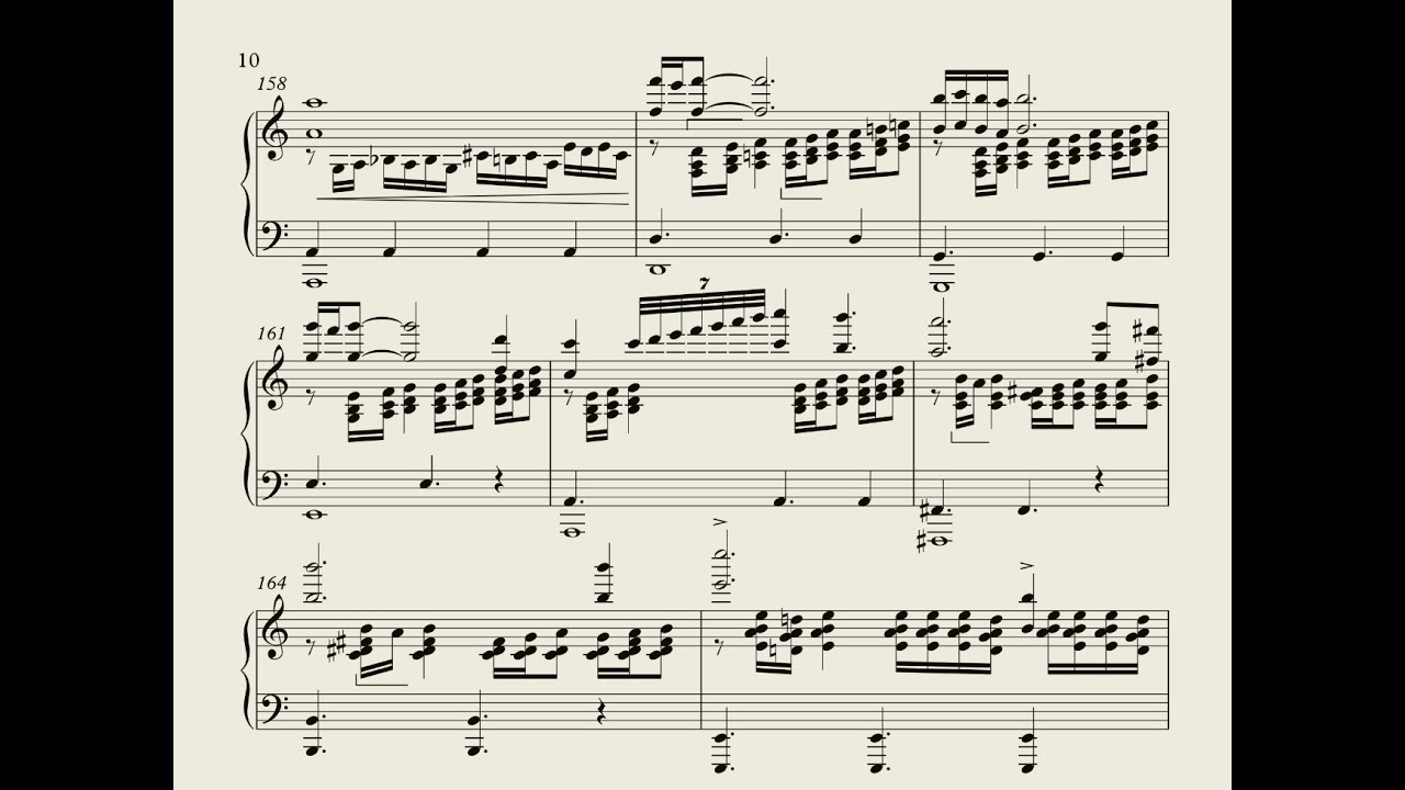 Astor Piazzola - Tangata (solo piano version)