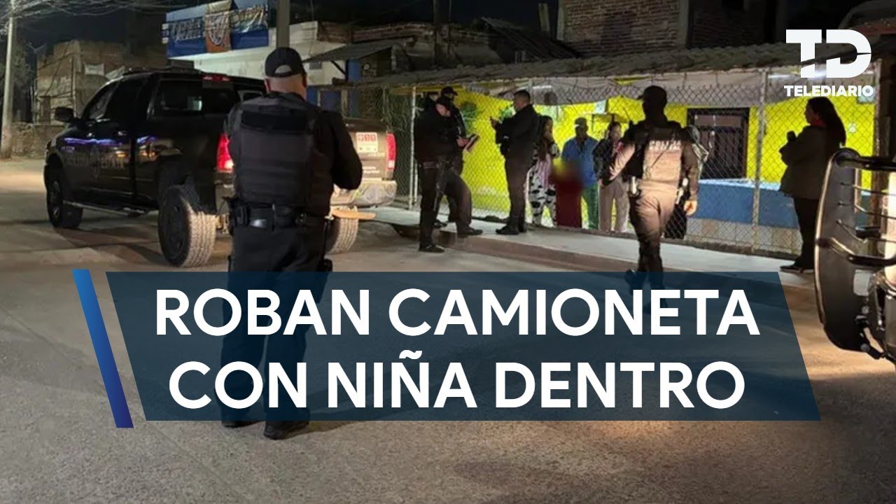 Roban camioneta con una niña dentro en Tlaquepaque