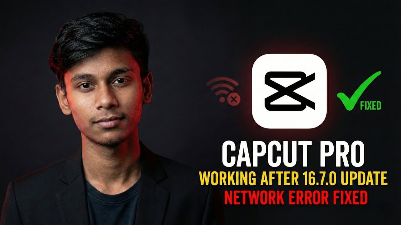CapCut PRO Working After 16.7.0 Update | Network Error Fixed | SNishad 