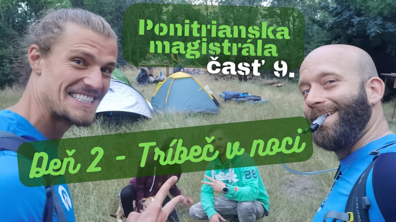 Ponitrianska magistrála - časť 9. (Veľký Tríbeč, po tme až pod Gýmeš)