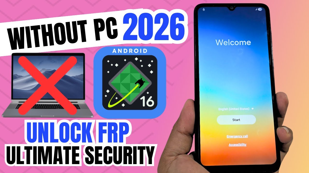 БЕЗ ПК МАКСИМАЛЬНАЯ БЕЗОПАСНОСТЬ Разблокировка обхода FRP Samsung (ANDROID 16 - 15)