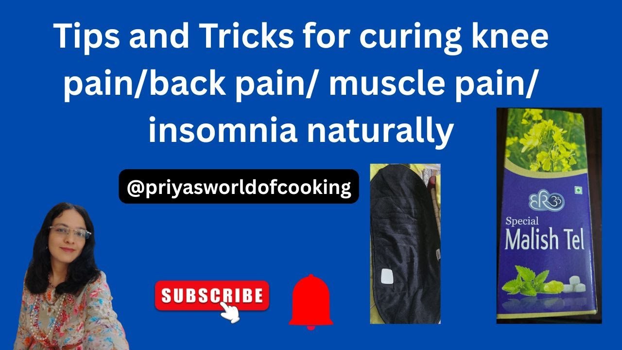 how to get rid of knee pain or muscle pain @priyasworldofcooking #healthbenefitsof #cookingchannel