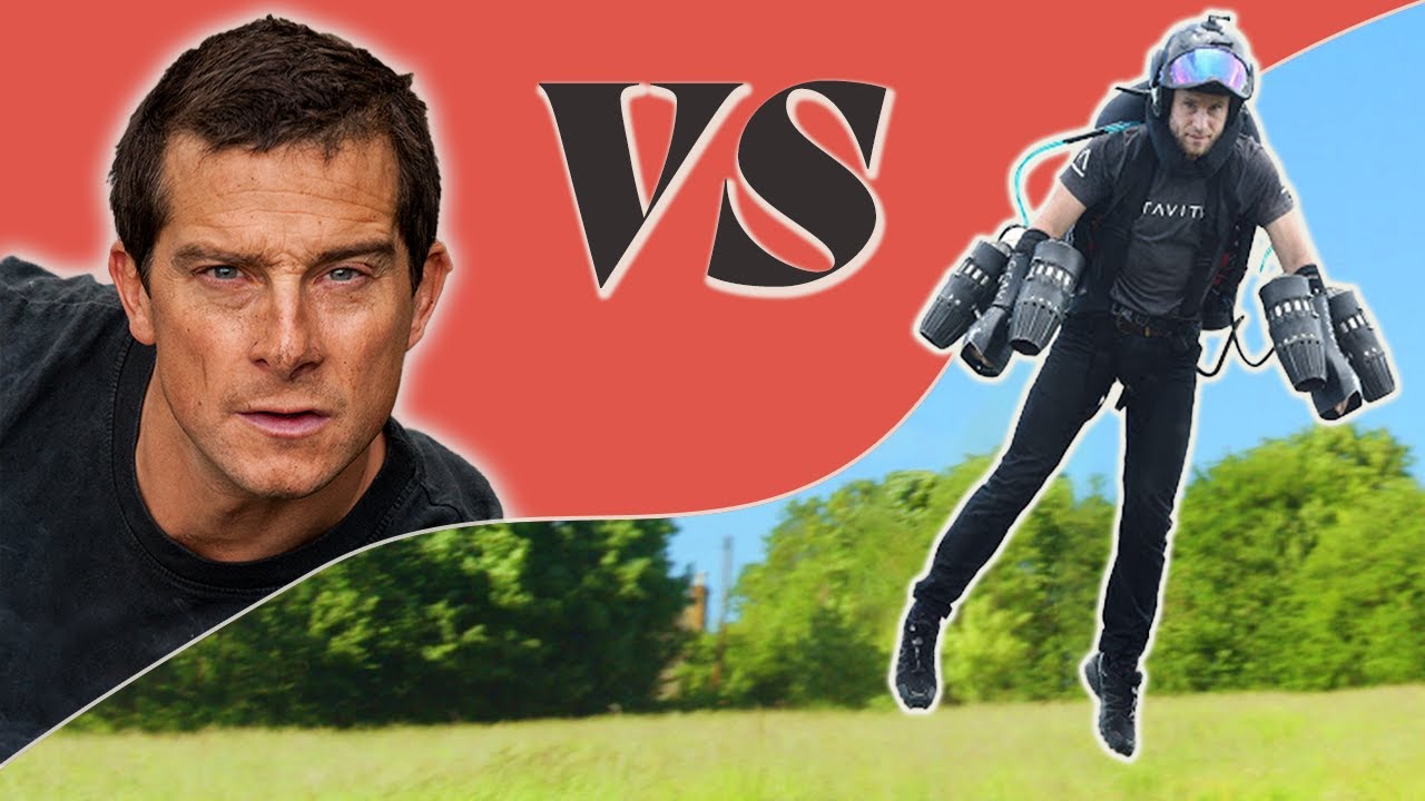 Bear Grylls Vs. The Real Life IRON MAN! | Bear Thrills