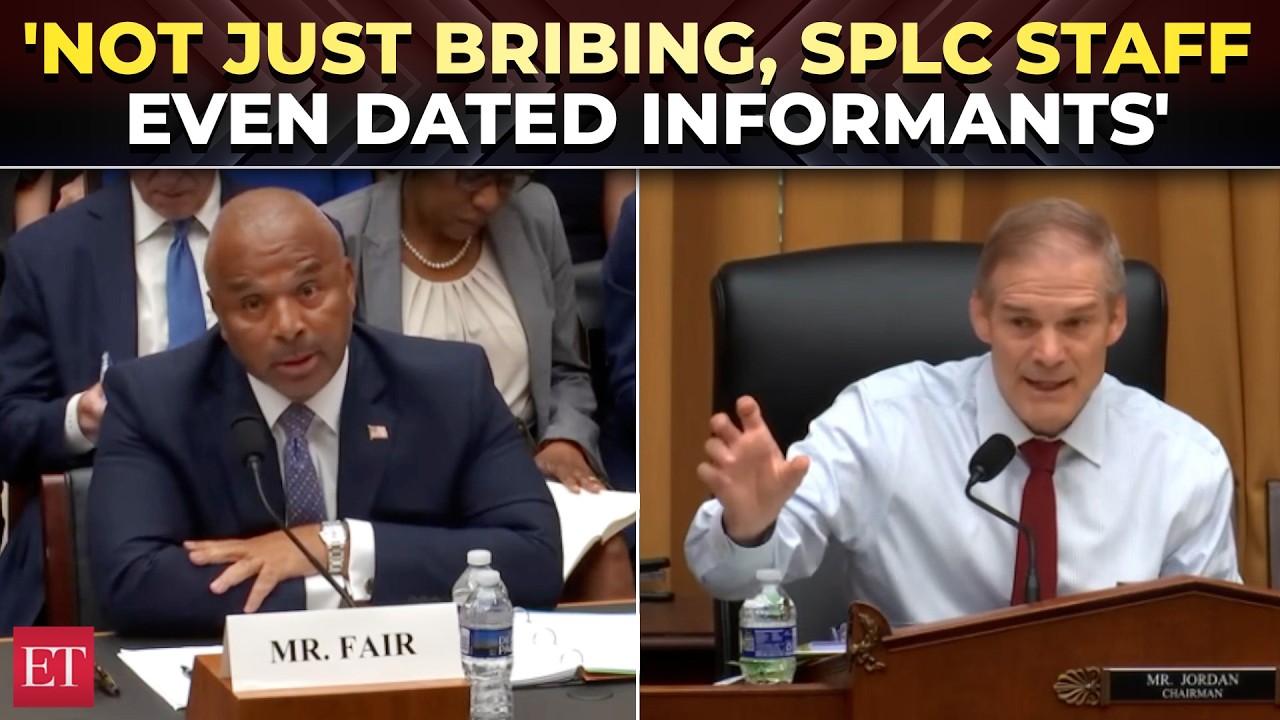 'Where did the DONOR MONEY GO?': Rep. Jordan BRUTALLY torches SPLC CEO at fiery House hearing