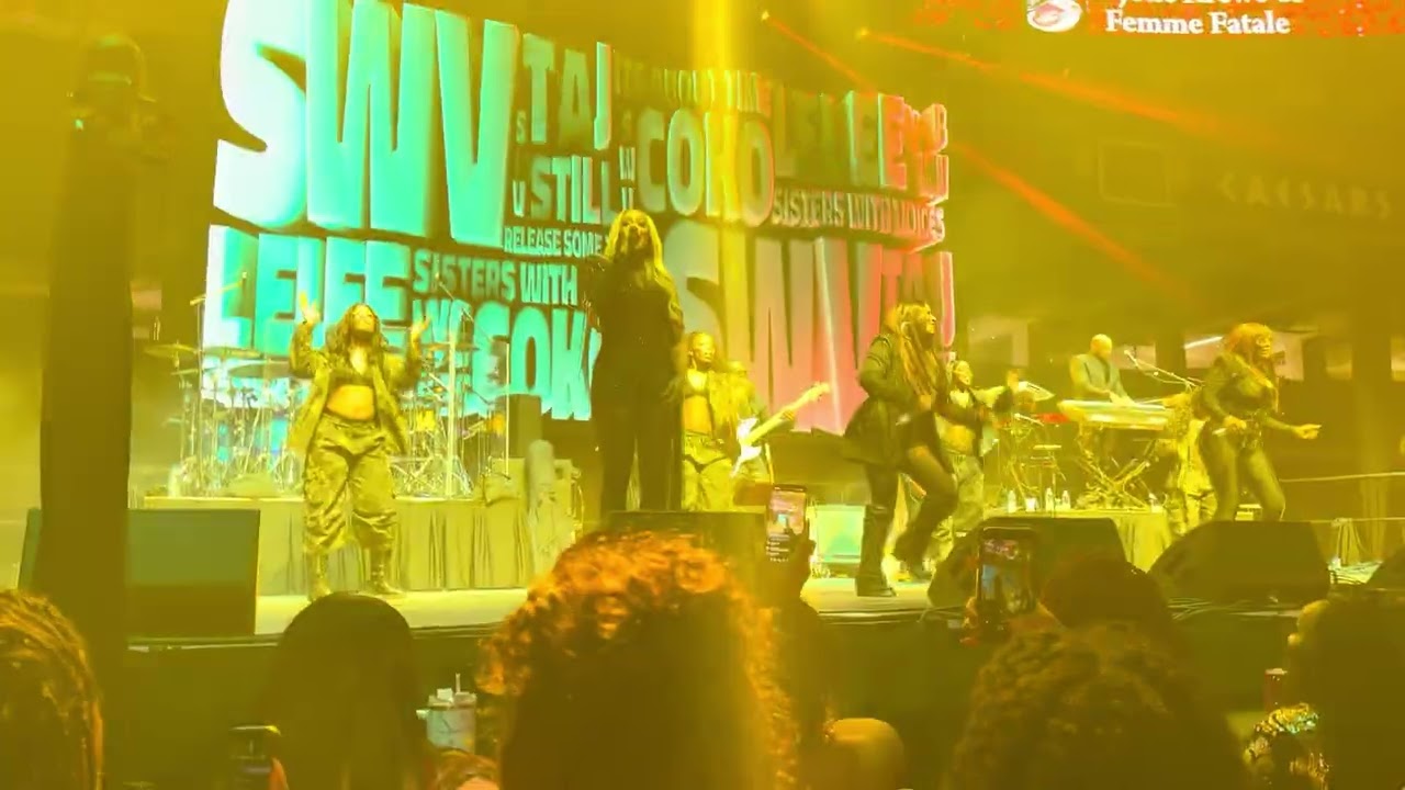 SWV performs “I’m So Into You” at the 2026 Mystic Krewe of Femme Fatale Gala at the Superdome