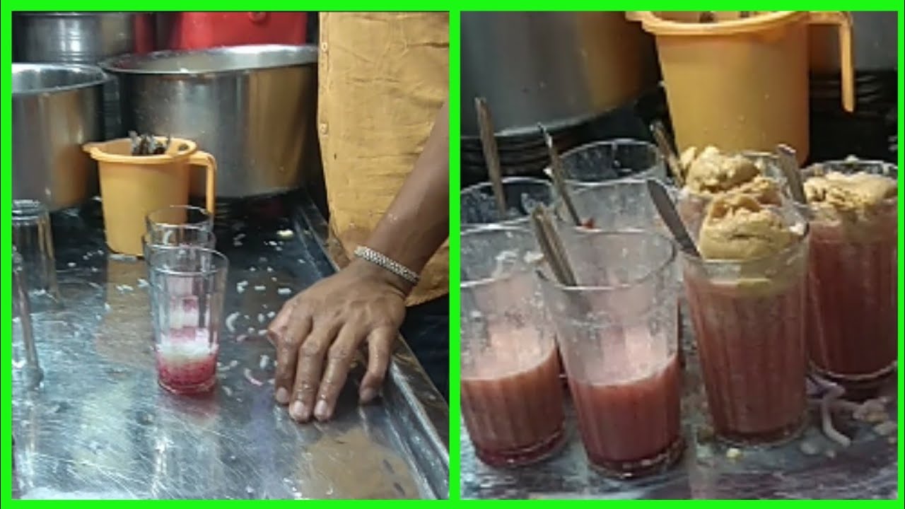 Indian street food - street food in Mumbai - Falooda/ Street falooda