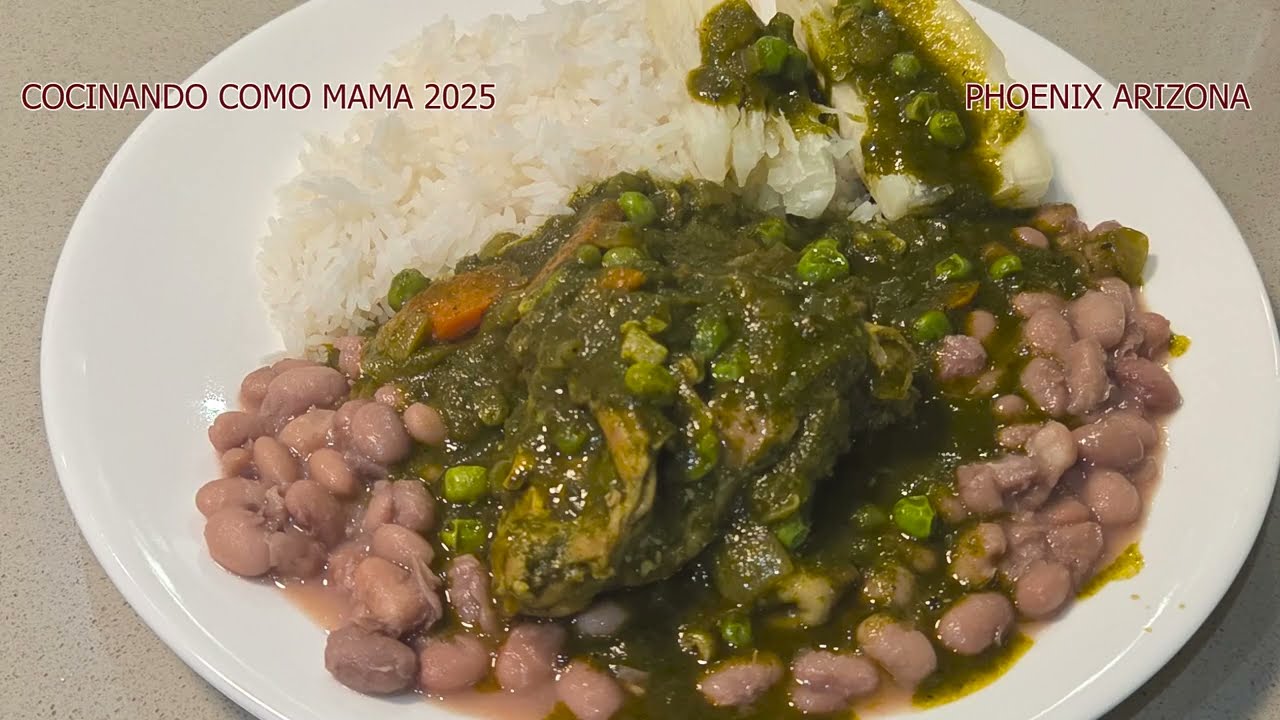 🍗🌿SECO DE POLLO ALA HUACHANA | RECETA PERUANA/ FACIL Y RAPIDA