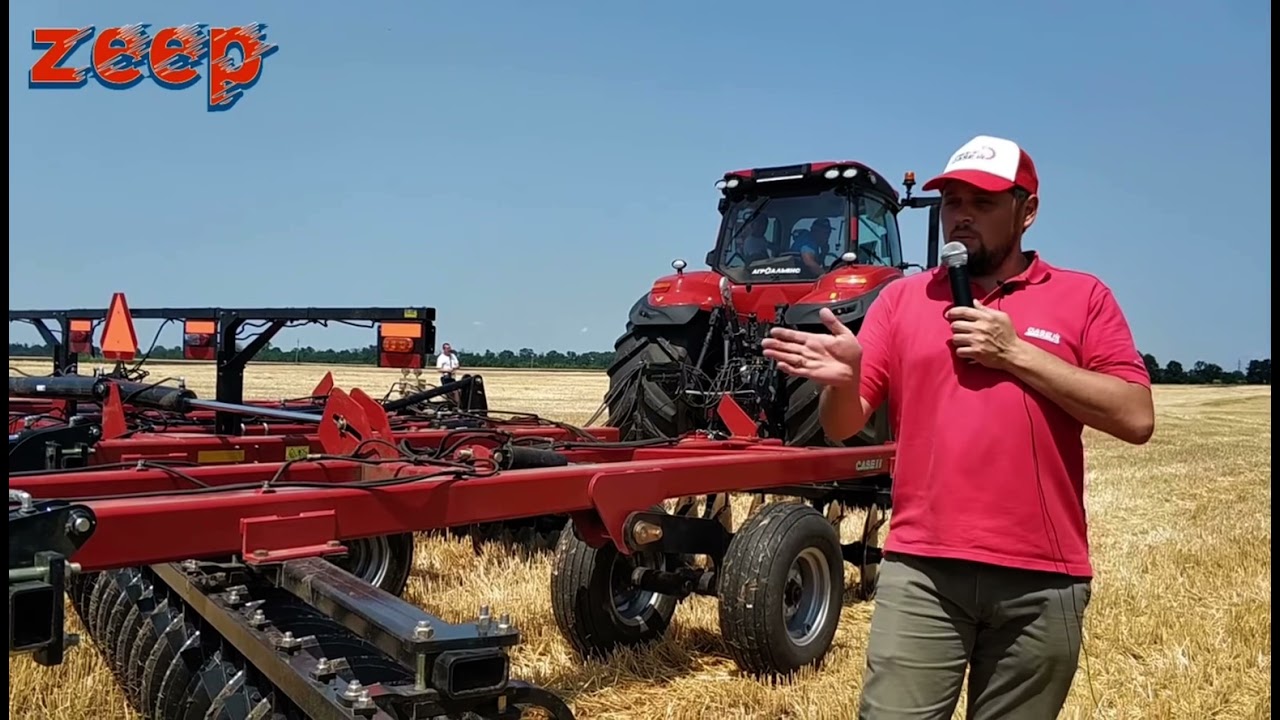 Трактор CASE IH Magnum 400 AFS + дискова борона True-Tandem 375