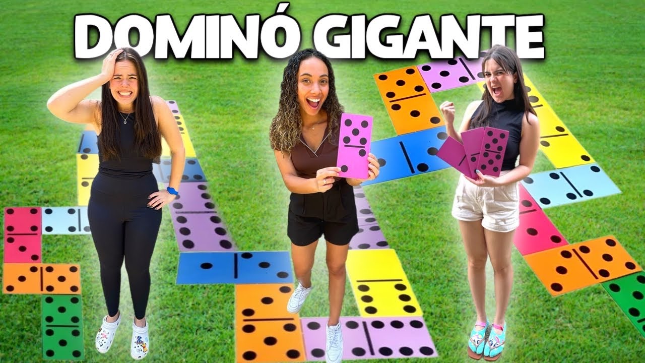 JOGANDO DOMINÓ GIGANTE COM AS YOUTUBERS!