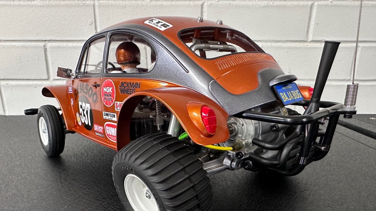 Tamiya Sand Scorcher Metallic Orange & Gun Metal Paint Colour Scheme