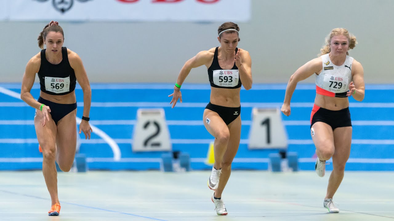 Hallenmeeting Magglingen 2022: 60 m Frauen Vorlauf