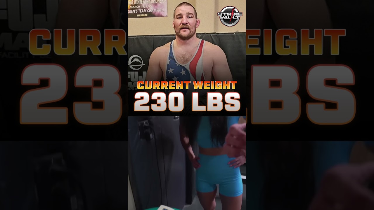 Sean Strickland currently at 230 lbs! 