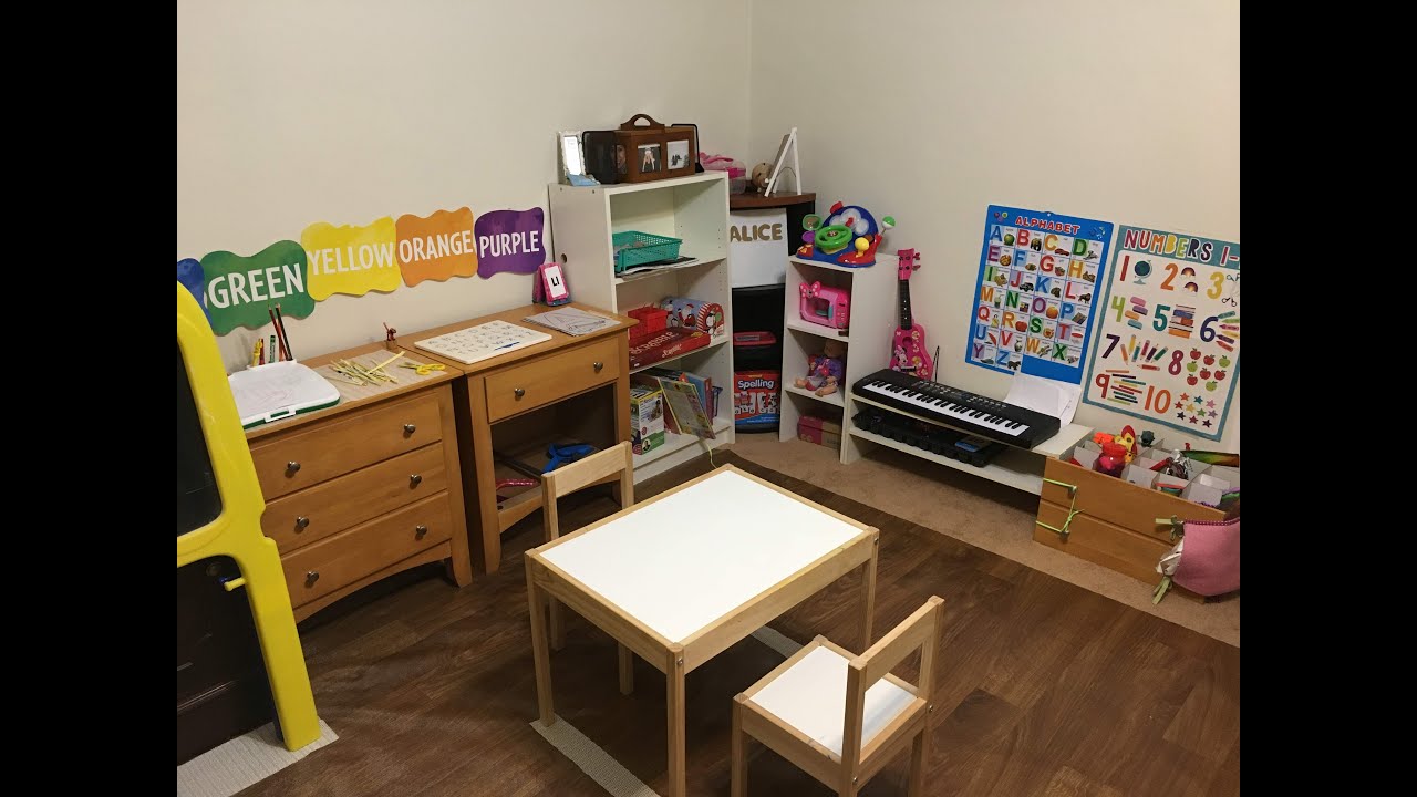 Set Up DIY Home Learning Center for Toddler and Baby to Learn Through Play
