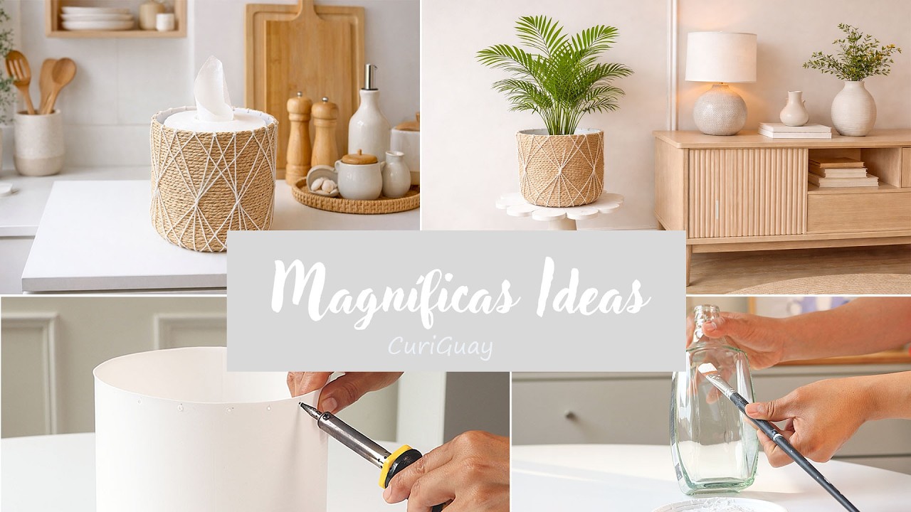 Jamás creerías lo que hice con estos materiales reciclados