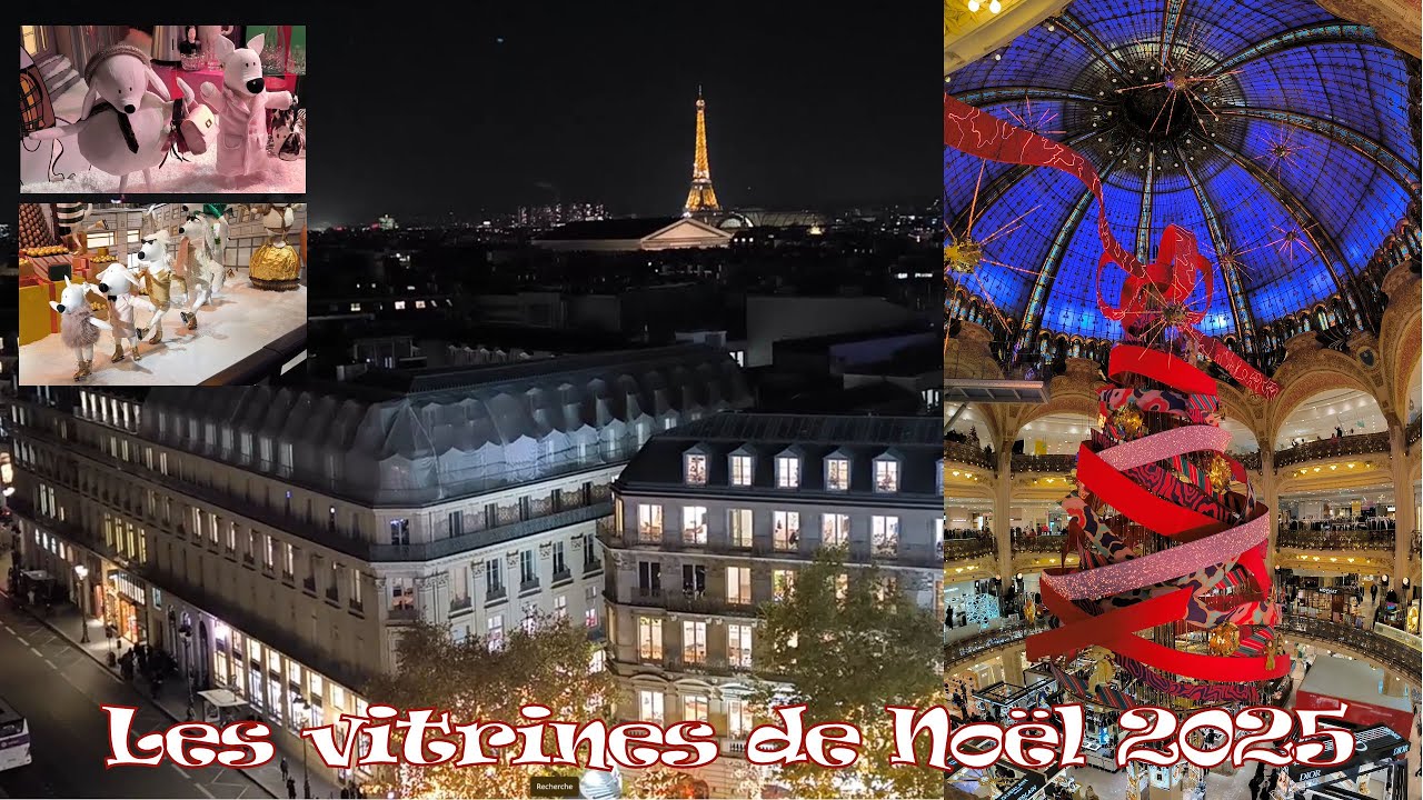 Les vitrines de Noël 2025