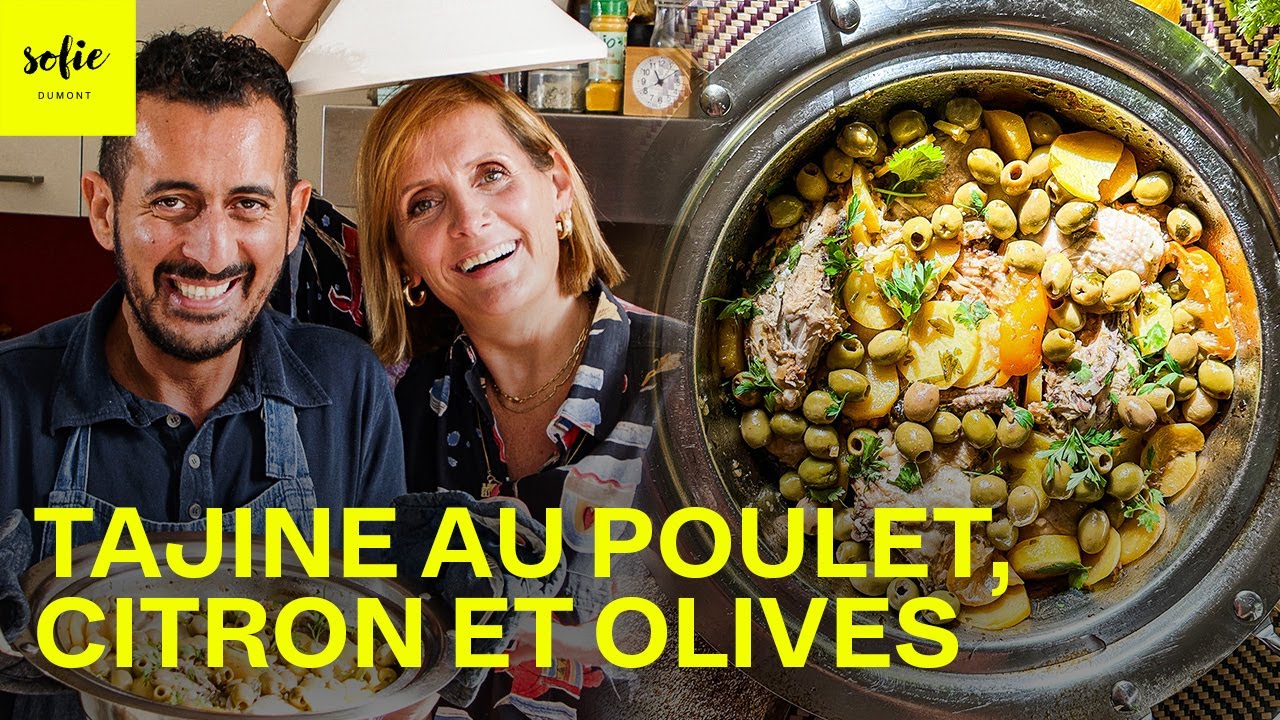 Tajine au poulet, citron confit et olives de Mourade Zeguendi 🍋🍗 | Sofie Dumont