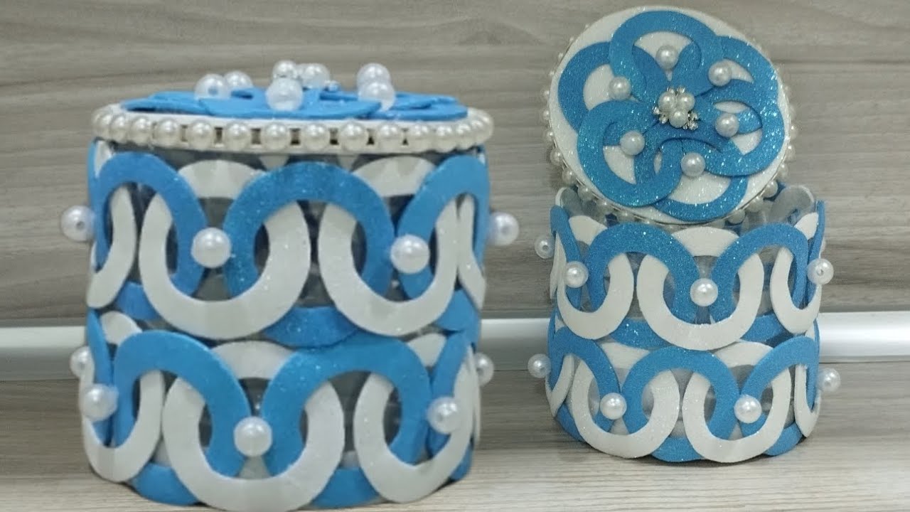 Оригинальная шкатулка своими руками из пластиковой бутылки/ Original DIY box plastic bottle