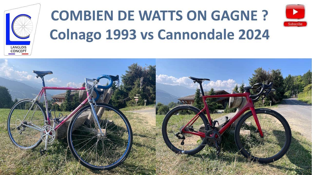 Quel est le gain d'un vélo moderne VS vintage ? Test d'un Colnago 1993 vs Cannondale 2024