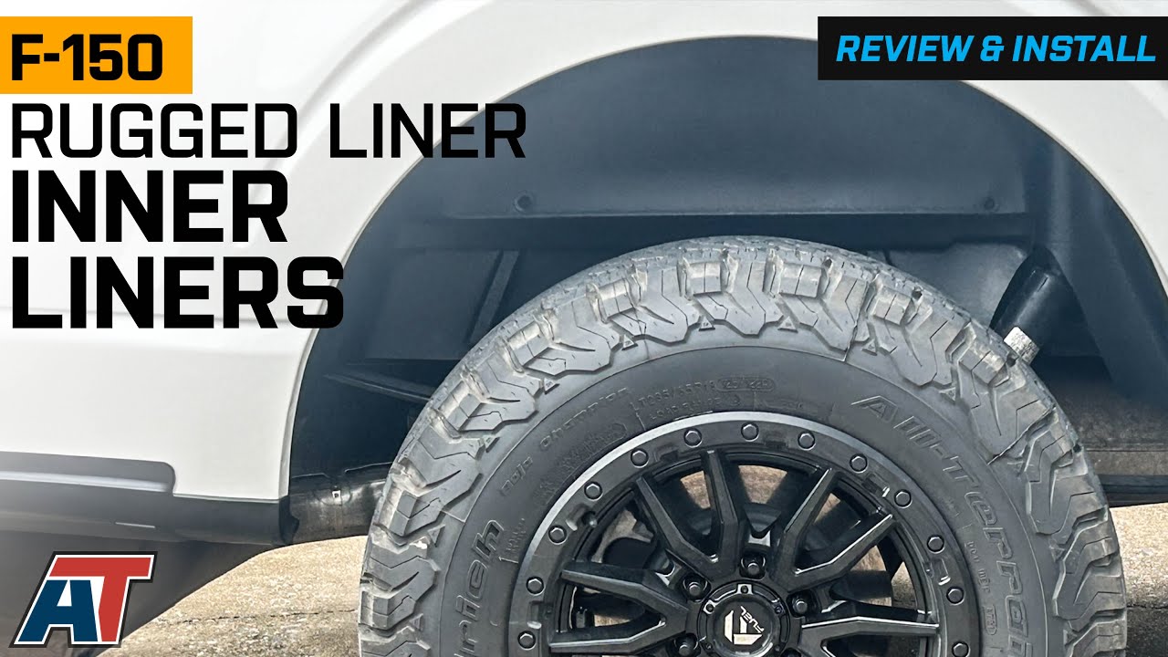 2021-2023 F-150 Rugged Liner Rear Wheel Well Inner Liners Review & Install