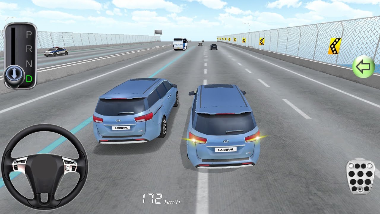 New Blue Kia Carnival 🚙 For Parking - 3d Driving Class android game || Car Game #gameplay #cargame
