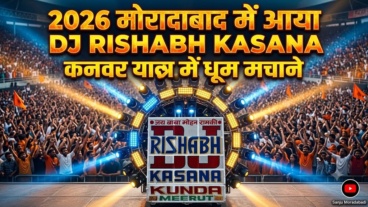 DJ RISAHABH KASANA 🤯MORADABADI KAWAD YATRA ME DHUM MACHANE AA GAYA 😱