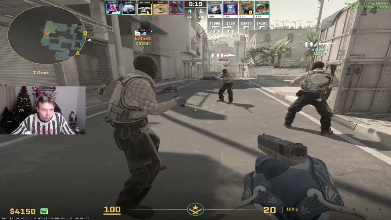 CS2 FACEIT игра где СТРОГО сломал соперников морально