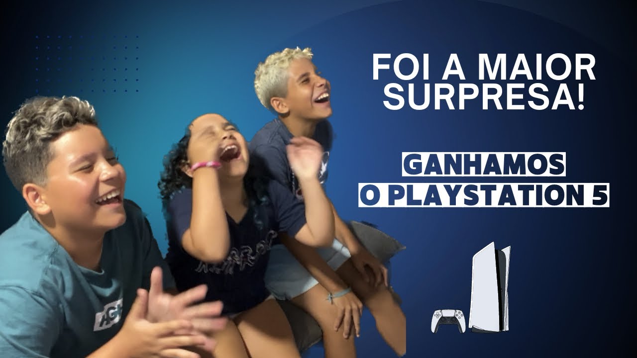 Ganhamos o PlayStation 5, a Maria só gritava!