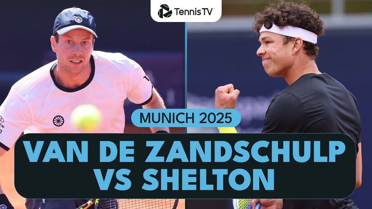 Botic van de Zandschulp vs Ben Shelton Highlights | Munich 2025