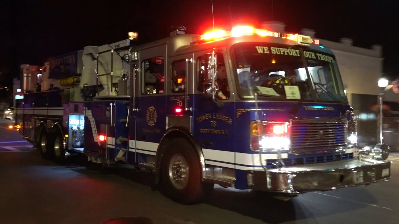 Tarrytown Fire Department Tower Ladder 78 Responding 6/18/24