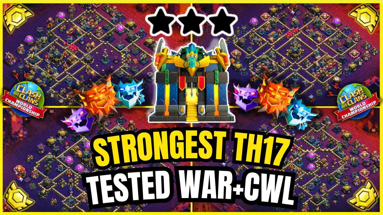 🔥Impossible to 3★🔥 TH17 War Base | New Design NEW META TH17 BASES ⚔️ Anti 3 Star WAR & PUSHING Bases