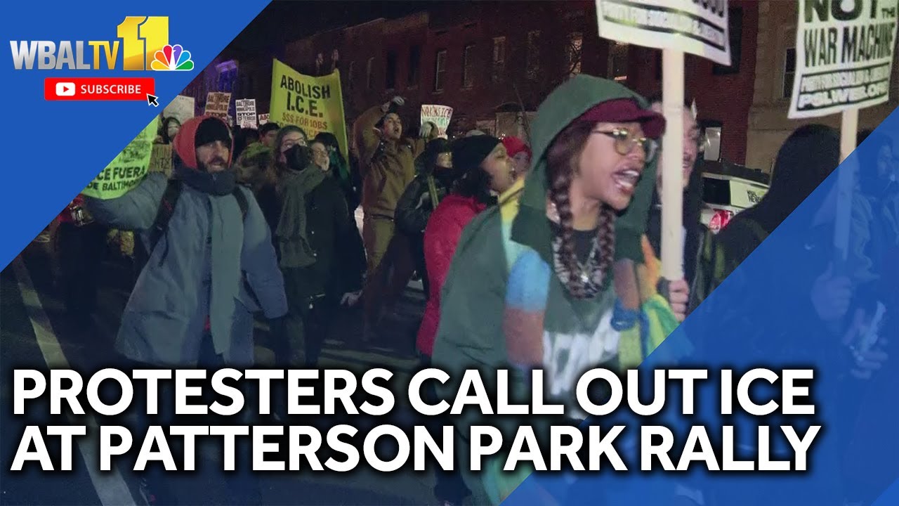 Protesters call out ICE during rally in Baltimore
