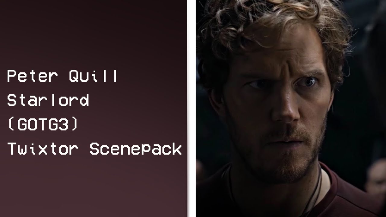 Peter Quill / Starlord (GOTG3) Twixtor Scenepack