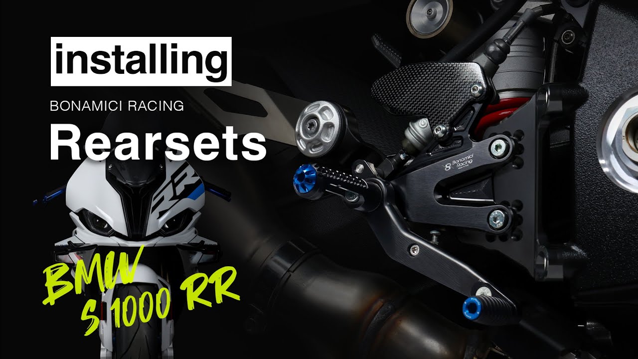 Installing Bonamici Racing rearsets for BMW S 1000 RR
