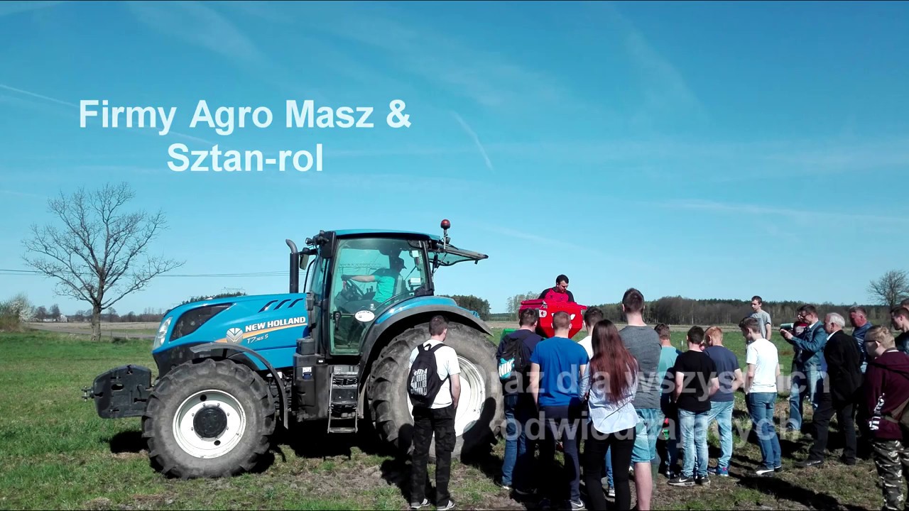 Agro Masz Grass 300 pokazy 2018 podsiew trawy