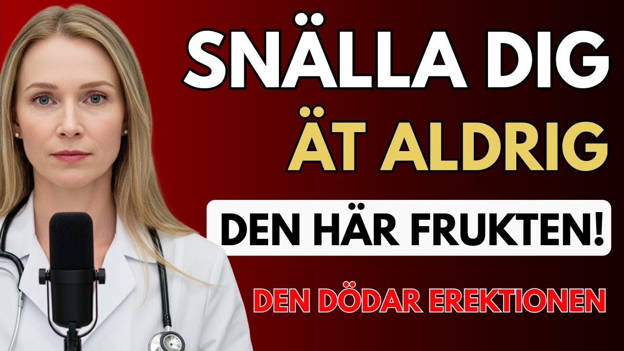 VARNING TILL MÄN: Dessa 4 FRUKTER SABOTERAR Din Vitalitet (De Flesta Vet Inte!)