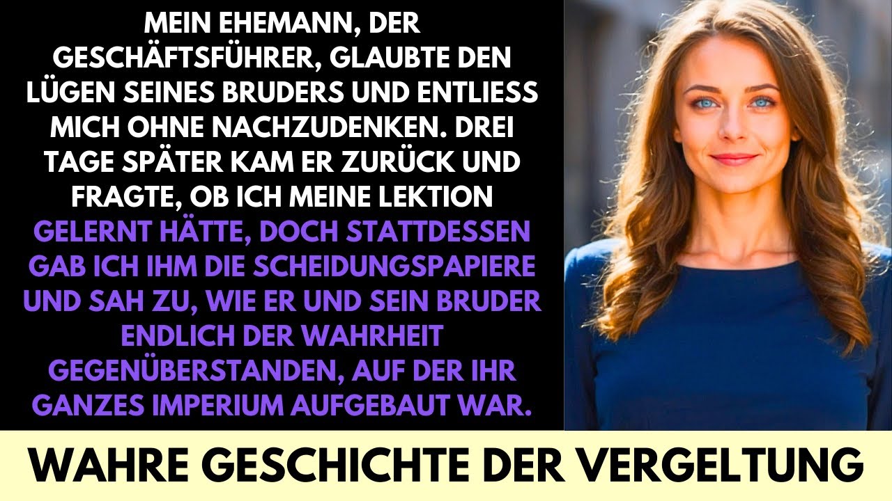 Mein CEO-Ehemann Entließ Mich Wegen Lügen — Tage Später Übergab Ich Die Scheidungspapiere