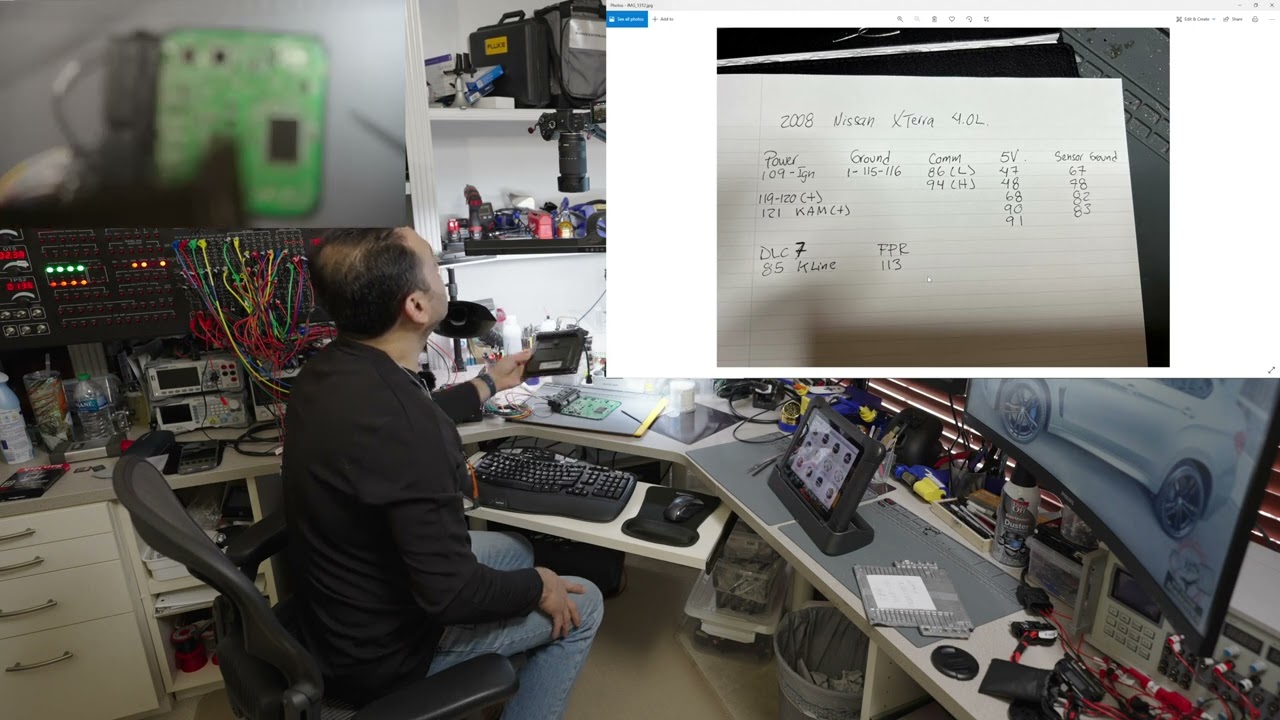 LIEM NGUYEN 2007 NISSAN XTERRA 4.0L PCm test and repair