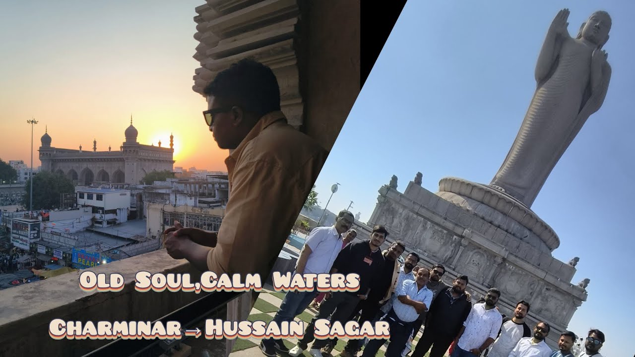 Hyderabad Travel Vlog Part 2 | Charminar Market, Hussain Sagar Lake, Shadab Biryani, Secretariat